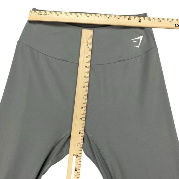 Gymshark Womens Gray High Waist Pull On Training 27" Leggings Size Large - Picture 4 of 16